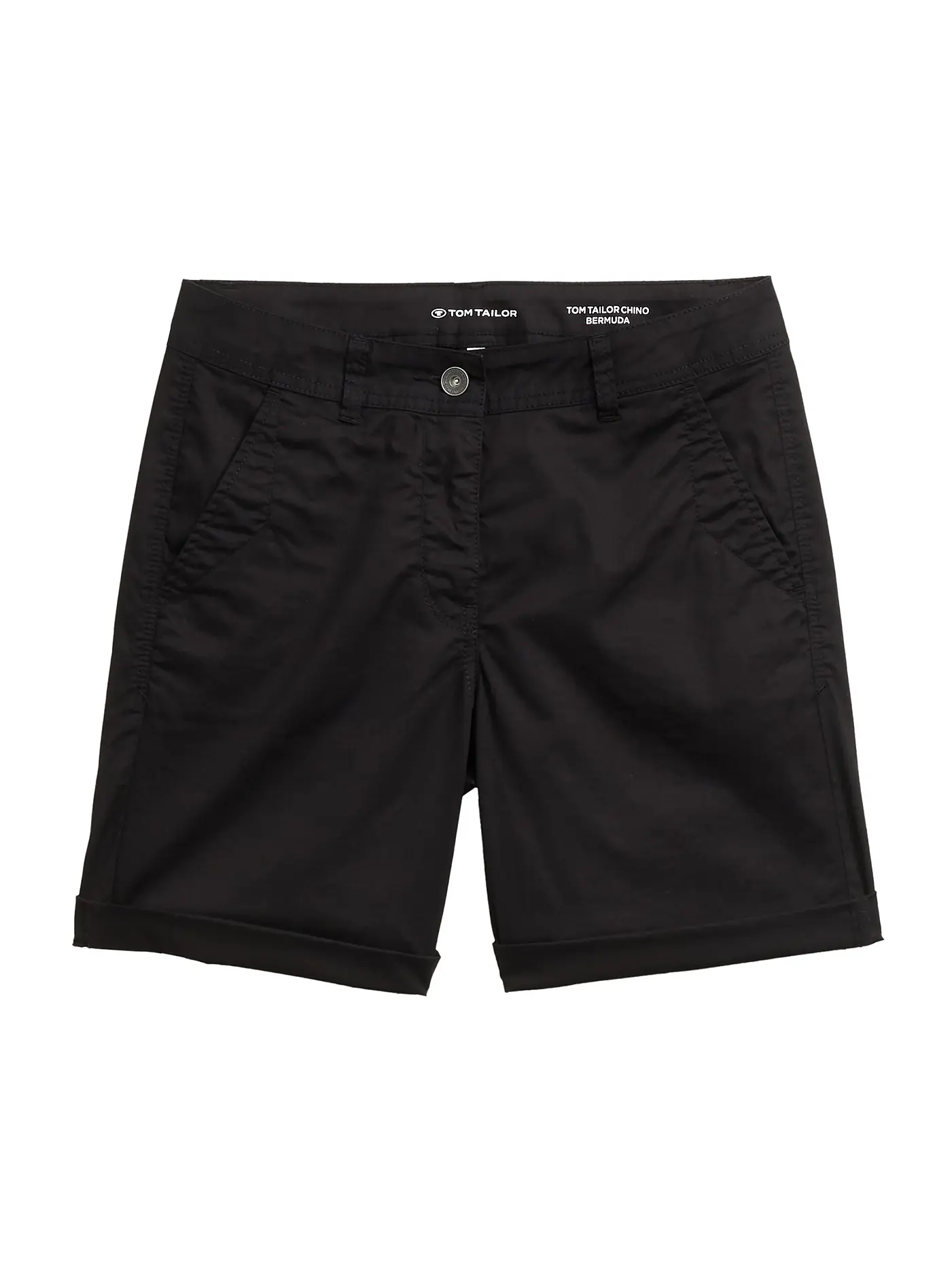 TOM TAILOR | Chinoshorts | schwarz